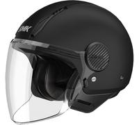 SMK Laminar Jet Helmet, black, size L for Men