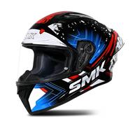 SMK Stellar Flare Sport Full Face Helmet Black/BlueXXL Black,Blue