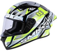 SMK Stellar Uno Sport Helmet, grey-yellow, size M for Men