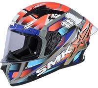 SMK Stellar Uno Sport Helmet, red-blue, size 2XL for Men