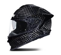 SMK Titan carbon Full Face Helmet Flat BlackL Flat Black