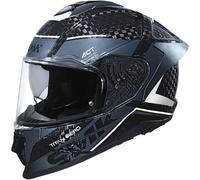 SMK Titan Full Face Helmet Grey/WhiteXL Grey,White