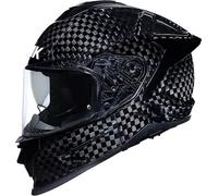 SMK Titan Carbon Solid, full face helmet XXL Black
