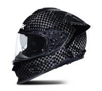 §SMK Titan Carbon Solid Full Face Helmet Carbon Solid§