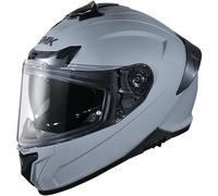 §SMK Typhoon Solid Full Face Helmet Light Grey§