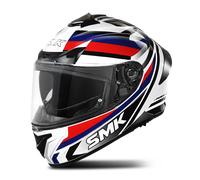 SMK Typhoon Freeride Full Face Helmet White-Red S S