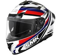 SMK Typhoon Freeride Helmet, white-red, size S for Men