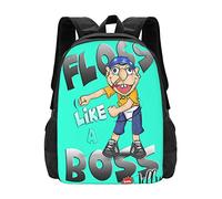 SML Jeffy Backpack, 3D Printed Large Capacity Laptop Backpack Travel Casual Bag Cartoon Bookbag
