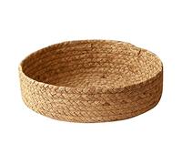 SMLJFO Round Rattan Baskets for Organizing Wicker Storage Basket, Fruit Basket Woven Wicker, Nesting Bread Baskets for Countertop, Kitchen, Living Room