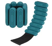 Smlper Wrist Ankle Weights,2 Pcs Adjustable Wrist Weights for Women Men Workouts,Fitness Weights for Running,Aerobics,Jogging,Walking,Yoga,Dance,Strength Training (Green, 1KG/2lb (1lb each))