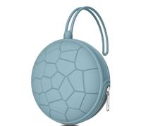 Smlpuame Dummy Holder Case Set,BPA Free Silicone Pacifier Holder Pod,Dummy Storage Box,Portable Soother Pods for Baby Nappy Changing Bag Stroller,Travel,Home,Easy to Clean(Blue)