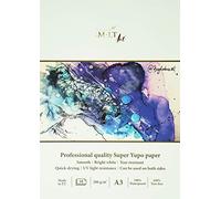 SMLT 3PS-10(200)/PRO Professional Art Pad A3 with Synthetic Super Yupo Paper, 10 Sheets