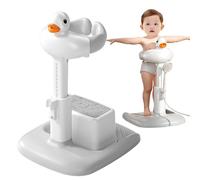SMLXLXX Adjustable Height Baby Shower Stand with Anti-Slip Base,Bath Shower Standing Support Baby Bath Stand,Portable Bath Helper Baby,Free Mother Hands
