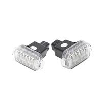 SMLZZC 2pcs LED License Plate Light White For Mazda For A/T For Aka For Mazda 6 2014 2015 2016 2017 Error Free License Plate Lamp Taillight