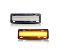 SMLZZC Door Side Wing Mirror Indicator Light For Pontiac For Firebird 1982 1983 1984 1985 1986 1987 1988 1989 1990 1991 1992 2Pcs LED Front Side Marker Lamp Light(Clear Lens Amber)