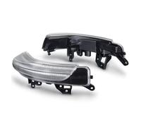 SMLZZC Door Side Wing Mirror Indicator Light For Toyota For ZVW30 For CAMARY For ACV4 For WISH For ZGE21 For MARK 2PCS LED Side Mirror Turn Signal Indicator Lamp(Clear lens,Sequential)