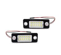 SMLZZC Licence Lamp Replacement For A8 For D3 2002 2003 2004 2005 2006 2007-2009 2Pcs Car Rear White LED License Plate Light Number Lamp 4E0943021 4E0943022