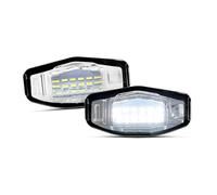 SMLZZC Licence Lamp Replacement For Accord For Civic For City For MK4 For MR-V For Pilot For Odyssey 2Pcs White LED Number License Plate Light
