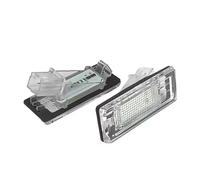 SMLZZC Licence Lamp Replacement For Captur For Espace For Fluence For Scenic For Latitude For Laguna For Modus 2pcs White LED License Number Plate Lights Lamps