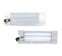 SMLZZC Licence Lamp Replacement For Chevrolet For Camaro For Cruze For Malibu For Corsa For Volt 2Pcs LED License Number Plate Light Lamps