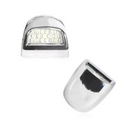 SMLZZC Licence Lamp Replacement For Chevy For Avalanche For Silverado For Suburban For Tahoe 2000 2001 2002 2003 2004 2005 2006 White LED License Plate Lights(Clear Lens)