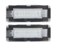 SMLZZC Licence Lamp Replacement For Maserati For Ghibli For M157 2014 2015 2016 2017 2018 2019 2020 2PC LED Number Plate Lamp White License 673001401