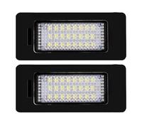 SMLZZC Licence Lamp Replacement For Skoda For Rapid 2012 2013 2014 2015 For Fabia For Kodiaq 2Pcs Car LED Tail Signal Lights License Number Plate Light