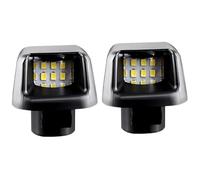 SMLZZC Licence Lamp Replacement For Suzuki For Equator 2009 2010 2011 2012 2PCS White LED Car Number License Plate Lights 26510-ZP50A