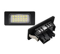 SMLZZC Licence Lamp Replacement For VW For Tiguan For Touareg For Passat For Caddy For Golf For Plus For Variant 2pcs LED Number License Plate Light White