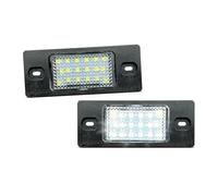 SMLZZC Licence Lamp Replacement For VW For Touareg For Tiguan For Golf 5 For Passat For Bora For Cayenne 955 957 2Pcs White LED Number License Plate Light