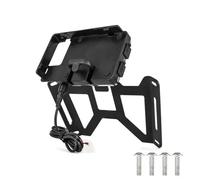 SMLZZC Motorcycle Mount Holder Front Windshield Phone Stand Holder Phone GPS Navigaton Plate Bracket For Smart Support For Kawasaki For Ninja For Z1000SX(Combination A)