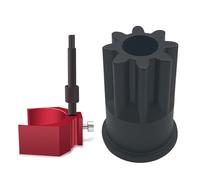 SMMS 2PCS Caterpillar Tools Kit, 9U-7227 Injector Height Adjustment Gauge Tool(Red) & J-38587-A Engine Barring Socket Engine Turning Tool for Caterpillar CAT 3406E C15 C16