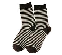 SMMZRF 3/5/6 Pairs Of Wool Thick Retro Cute Sweet Milk Coffee Color Women'S Mid-Calf Socks-13-3 Bayer