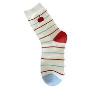 SMMZRF 3/5 Pairs Fashionable Women'S Cartoon Panda Print Cute College Style Cotton Mid-Tube Socks-B2-3Pair