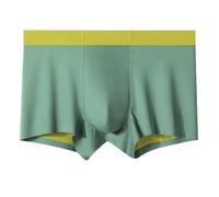 SMMZRF Briefs Boxers 3-Pack Light Luxury Men'S Double-Sided Seamless Cotton Mid-Rise Boxer Briefs-A3-3pc-L