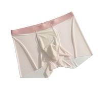 SMMZRF Briefs Boxers 3-Pack Of Men'S Ultra-Thin Seamless Underwear, Ice Silk, Plus Size Boxer Briefs-A5-3Pc-4Xl