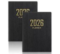 SMNHQQYY 2PCS Pocket Diary 2026 Pocket Size Diaries Small Slim Diary A7 Pocket Size Week to View 2026 Diaries Slimline Agenda Weekly Planner