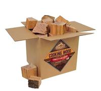 Smoak Firewood’s Cooking Wood Chunks (Competition Grade) USDA Certified for Smoking, Grilling or Barbequing (White Oak 8-10lbs 729 Cubic in.)