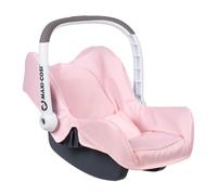 Smoby 240233 car seat with carrying handle in original Maxi-Cosi design, accessories for dolls up to 42 cm, for Children from 3 years, pink, 31 x 47 x 35 cm