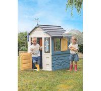 Smoby - 4 Seasons Playhouse for Children includes playful weather activities, Educational outdoor garden house for Kids