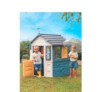 Smoby - 4 Seasons Playhouse for Children includes playful weather activities, Educational outdoor garden house for Kids