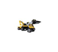 Smoby 7600710301 Builder Max Tractor with Trailer, Yellow/Black