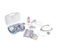 Smoby BABY CARE ON THE GO BAG 19-Piece Baby Doll Accessories Set with Carrying Case - Includes play glasses, stethoscope and many more, Perfect for Kids and Toddlers for interactive care role play