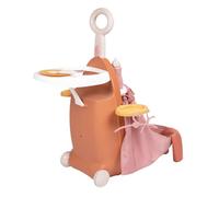 Smoby - Baby Nurse - 3 in 1 Nursery Suitcase - For Babies Up to 42 Cms - 6 Accessories - Meal Seat - Sleeping Corner - From 18 Months - Made in France