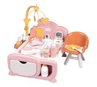 Smoby - Baby Nurse - Cocoon Nursery - For Babies Up To 42 Cms - Numerous Accessories and Play Functions - Recycled Material - From 3 Years Old - Made in France