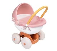 Smoby - Baby Nurse - Cuddly trolley - for babies and dolls up to 42 cm - Silent wheels - Storage bin - Washable fabric - Recycled material - From 18 months - Made in France