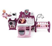 SMOBY - Baby Nurse Grande Maison des Bébés - 3 espaces de Jeux - 23 Accessoires