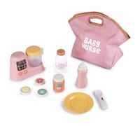 Smoby - Baby Nurse Meal Set - with pretend play accessories and Carry Bag - From 18 months -