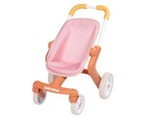 Smoby - Baby Nurse - Pop Stroller - for Dolls up to 42 cm - Ergonomic Handle - Multi-directional Wheels - From 18 Months - Made in Spain