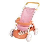 Smoby - Baby Nurse - Pushchair - for dolls up to 42 cm - Handle height 58 cm - Pocket and storage basket - From 18 months - Made in Spain